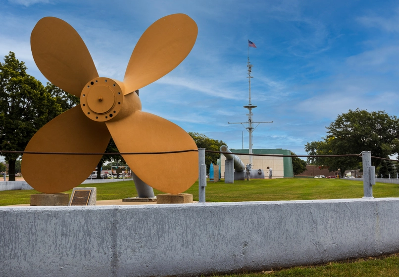 The Battleship Memorial in Sioux Falls