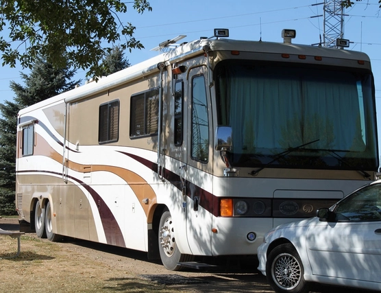 RV at a campground