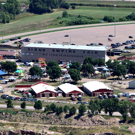 Sioux Empire Fairgrounds Aerial Shot