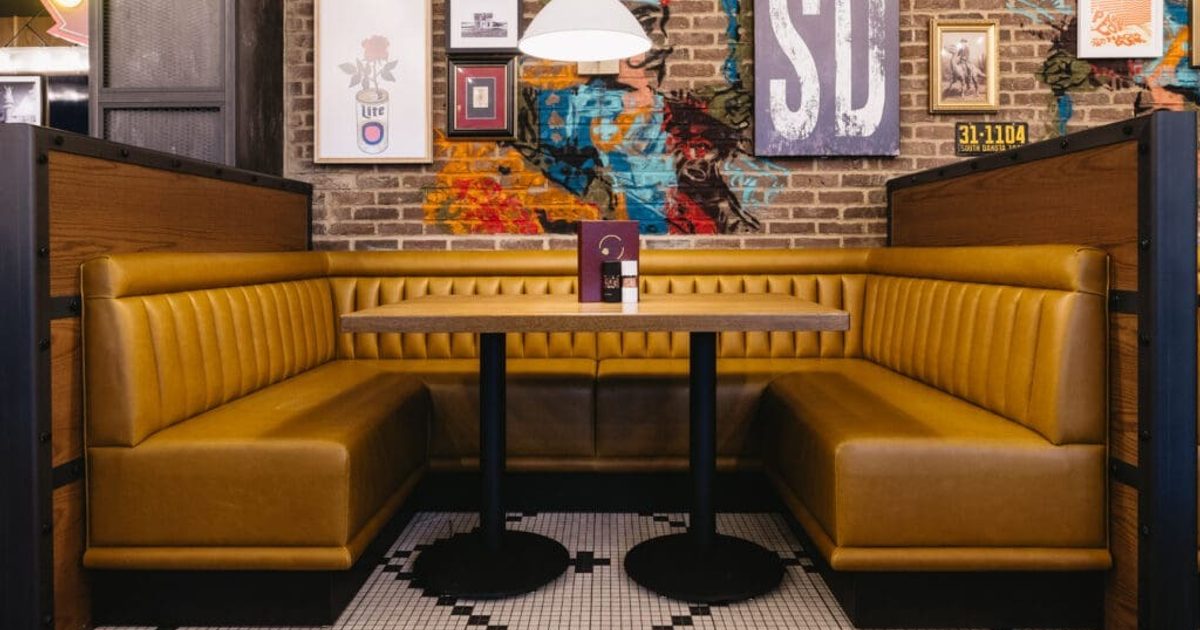 A booth at Jack Rose Social Club Downtown