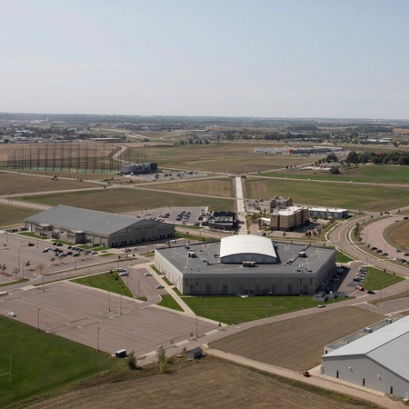 Aerial view of the Sanford Sports Complex
