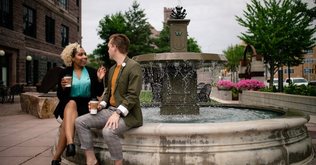 Washington Pavilion fountain