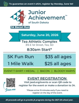 Ja Fun Run JA Bacon Run - Tea | Experience Sioux Falls